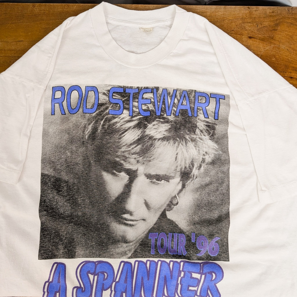 Vintage Rod Stewart A Spanner In the Works 1996 Tour Shirt